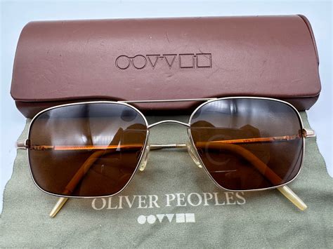 oliver peoples victory 55 cognac